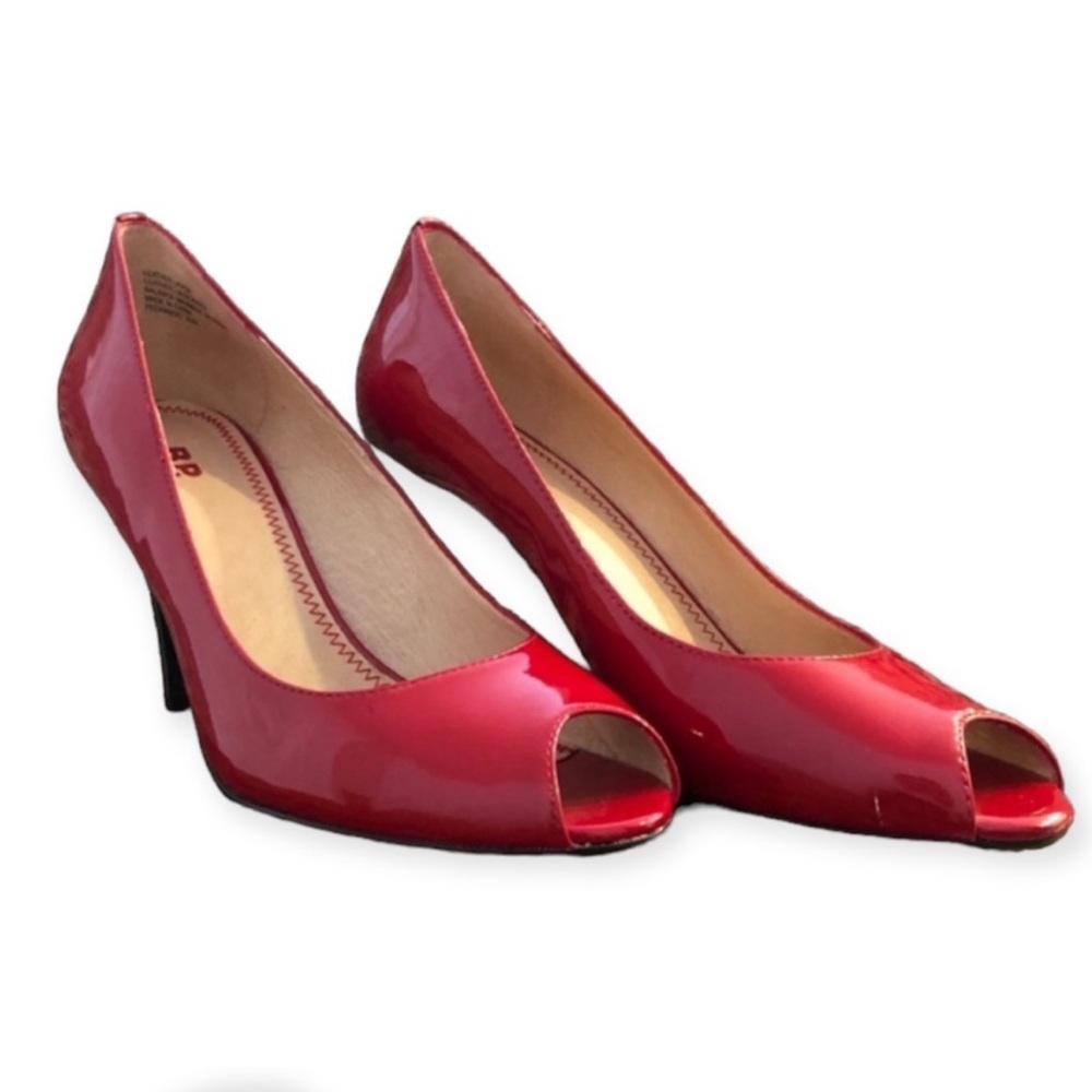 B.P Patent Leather Red Heels